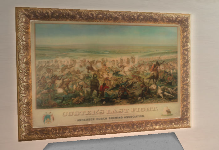 Custers Last Fight Original 1896 Painting