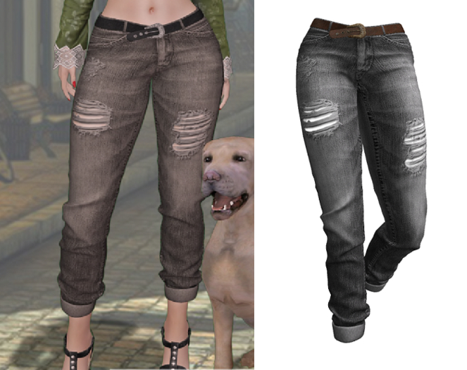 Petite Mort- Grey Spring Dreams Jeans FREYA