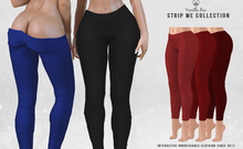*Vanilla Bae* Drew Leggings - Red 3 Pack - Strip Me Interactive - Maitreya / Legacy / Ebody Reborn