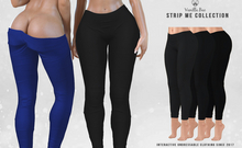 *Vanilla Bae* Drew Leggings - Black 3 Pack - Strip Me Interactive - Maitreya / Legacy / Ebody Reborn