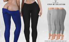 *Vanilla Bae* Drew Leggings - Gray 3 Pack - Strip Me Interactive - Maitreya / Legacy / Ebody Reborn