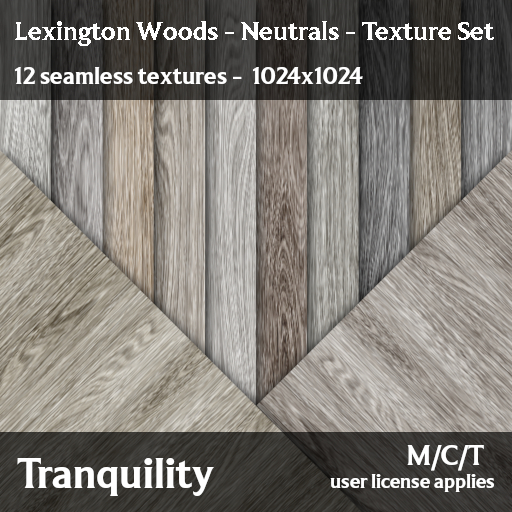 Tranquility - Lexington Woods Neutrals -  Texture Set