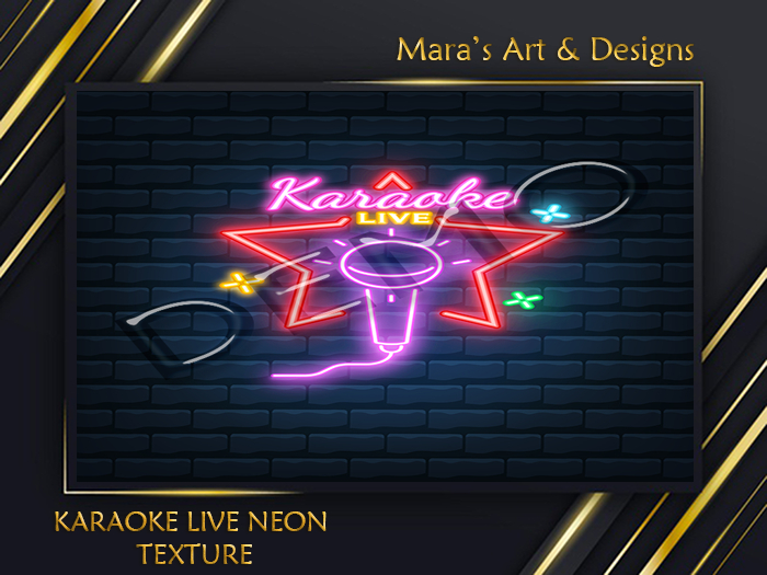 Karaoke Live Neon Texture-FULL PERM