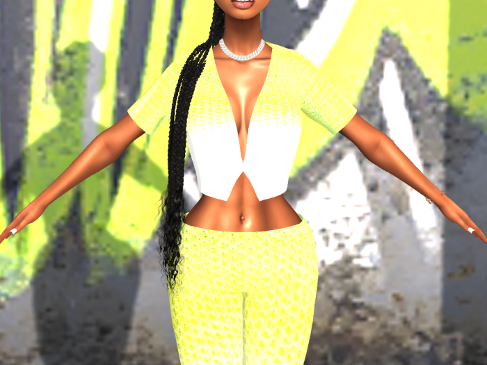 crochet pants yellow