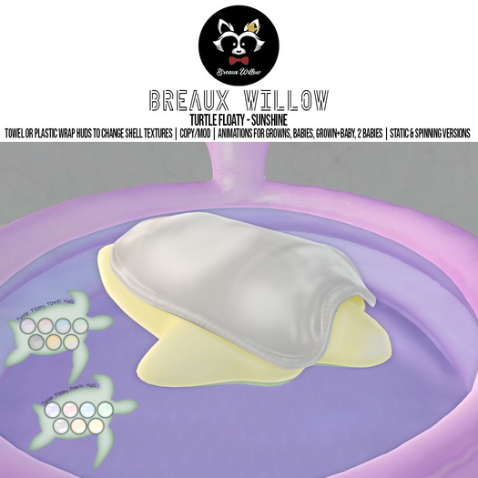 Turtle Floaties - Sunshine - Breaux Willow [Boxed]