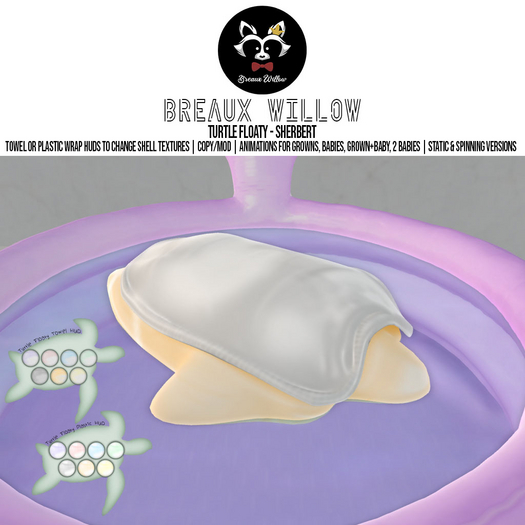 Turtle Floaties - Sherbert - Breaux Willow [Boxed]