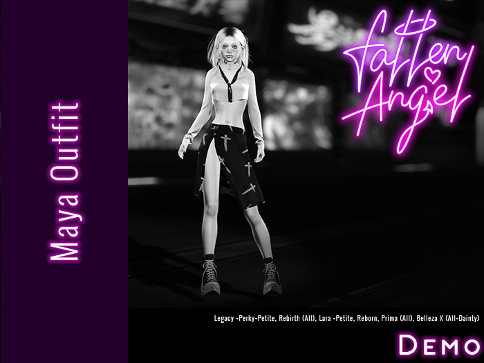 DEMO .:: Fallen Angel ::. Maya Outfit