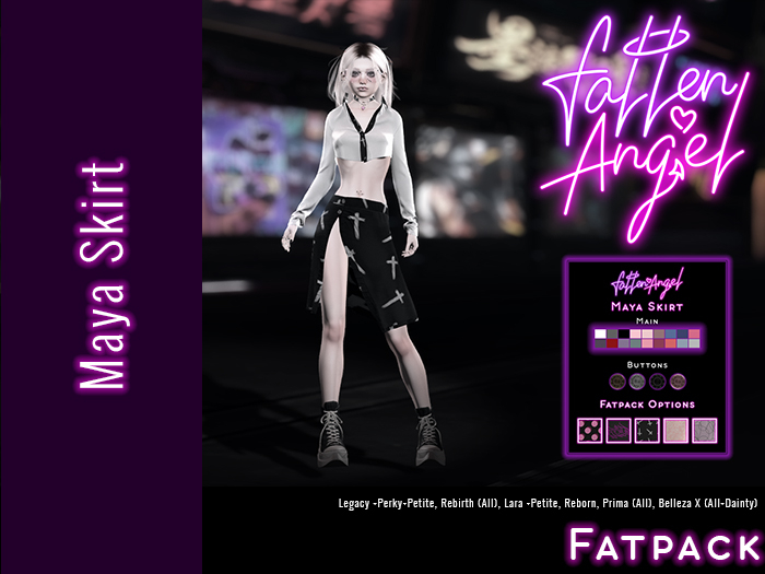 .:: Fallen Angel ::. Maya Skirt - FATPACK