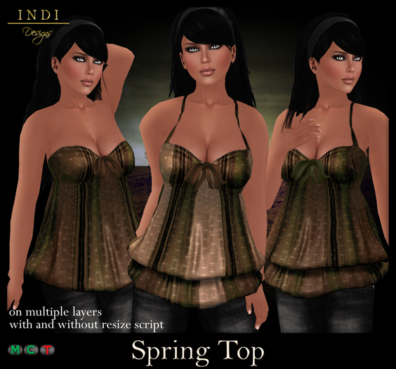 INDI Designs - Spring Top brown