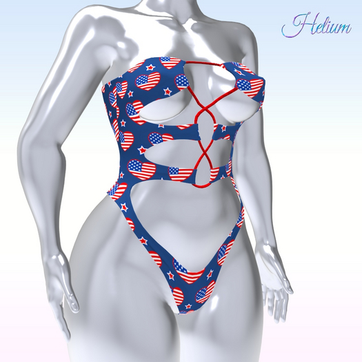 Independence Day Swim Suit FREYA