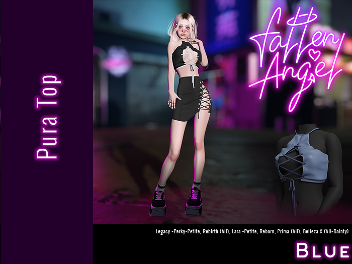 .:: Fallen Angel ::. Pura Top - BLUE