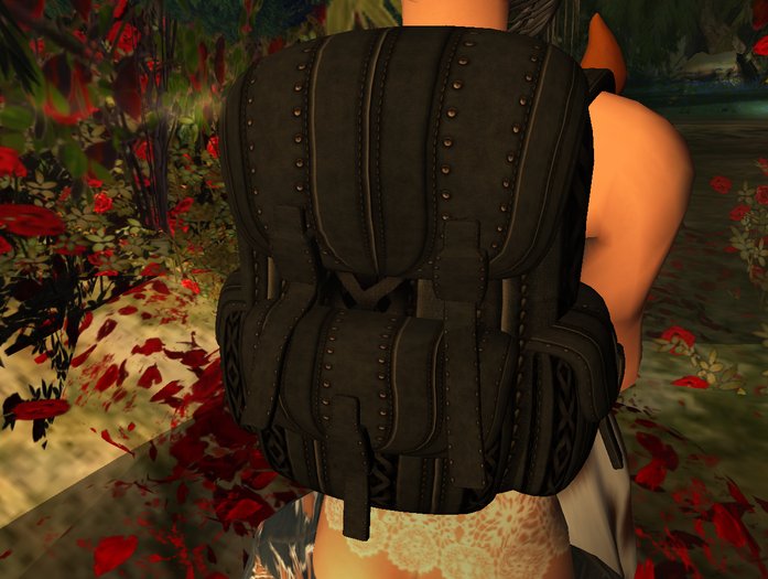 CM Backpack/ Rucksack DBlack Leather Female BOX