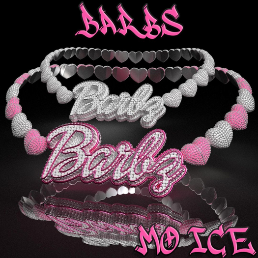 !Mo Ice! Barbs Chain Pink