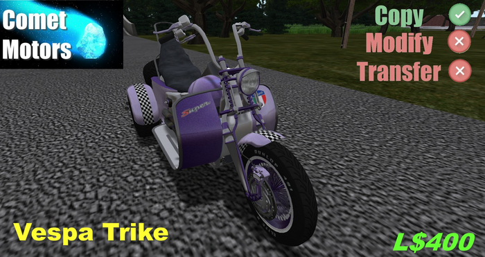 VESPA TRIKE TRIBUTE