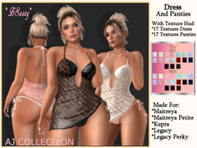 *BSASSY* AJ COLLECTION DRESS AND PANTY WITH HUD