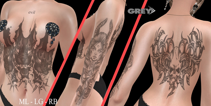 GREY - Tattoo -EVIL