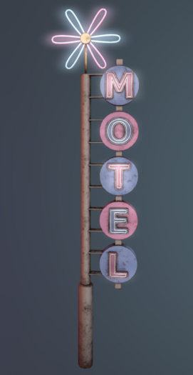 14. Refuge - Flower Motel Sign