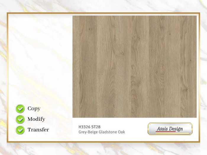 W&F txt. Grey Beige Gladstone Oak.