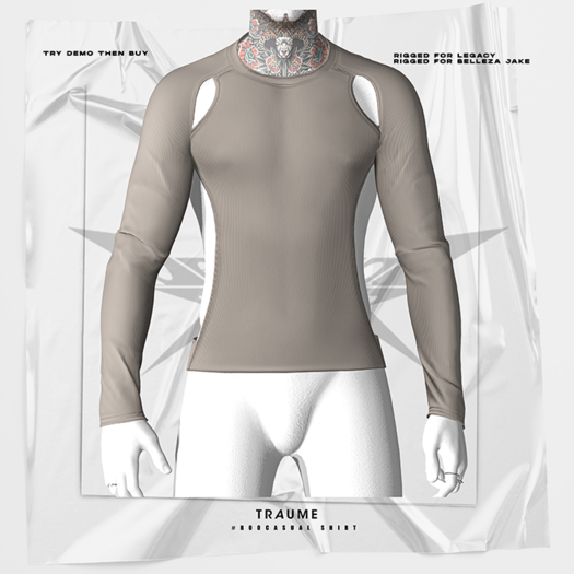 [Traume] #R00Casual Shirt Cream