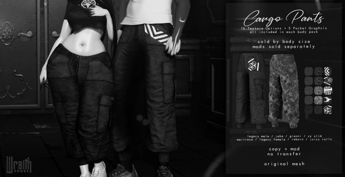 DEMO - wraith - Cargo Pants - {DEMO}