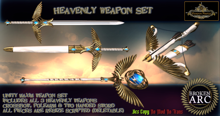 Heavenly Weapon Set - Unity Maxim (UM v2.5 boxed)