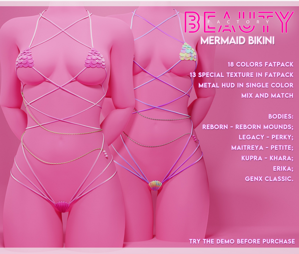 .BF. Mermaid Bikini FATPACK