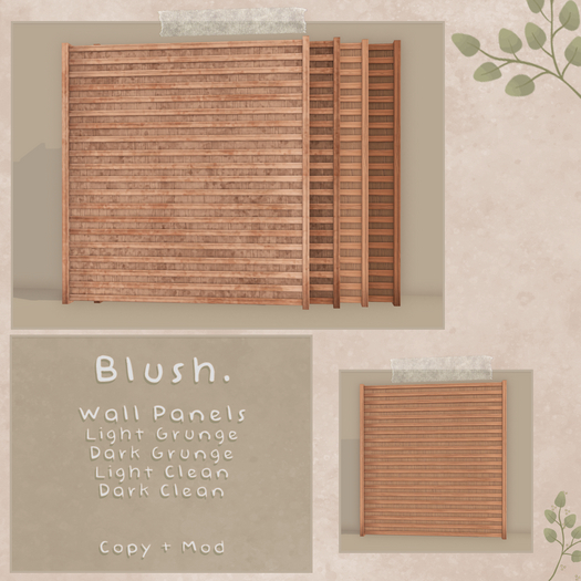 Blush. Wall Panel v.1