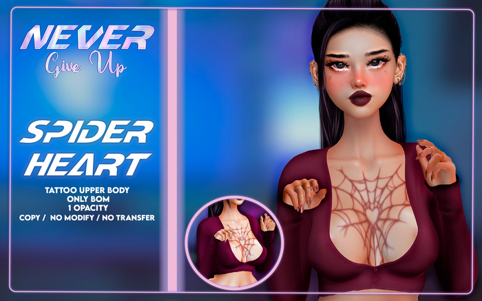 [NG] Spider Heart - Tattoo