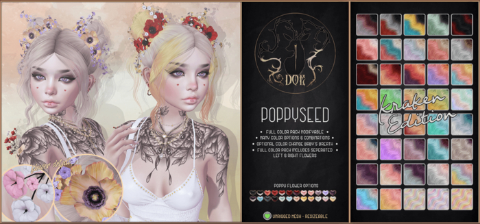 . Doe . Poppyseed . Kraken .