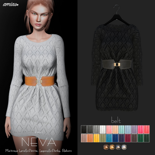 amias - NEVA dress black