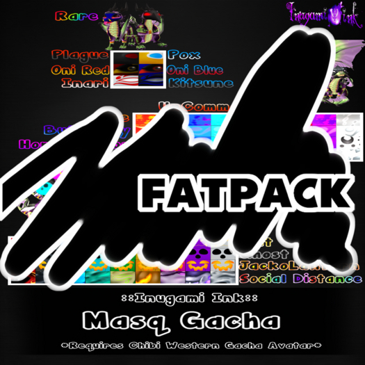 :inugami Ink:: Masq Gacha-RARE-FATPACK