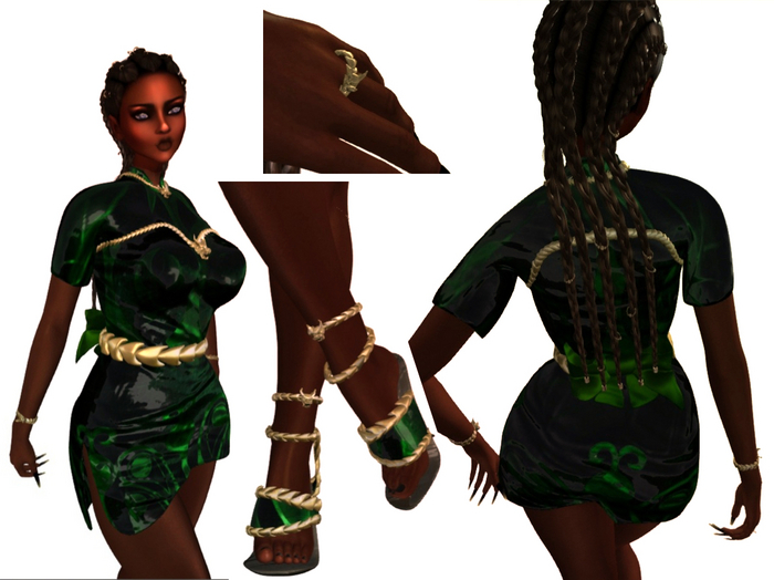 {GK} Loki dress+accessories Meshbody Classic