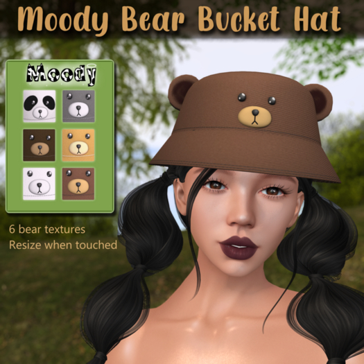 Moody - Bear Bucket Hat Set