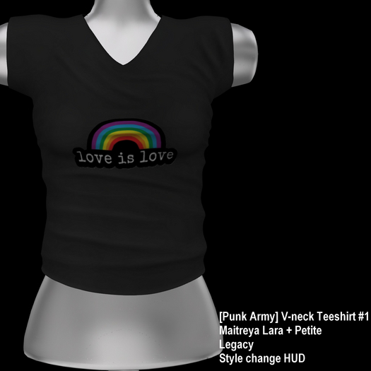 [Punk Army] V-neck Teeshirt #1