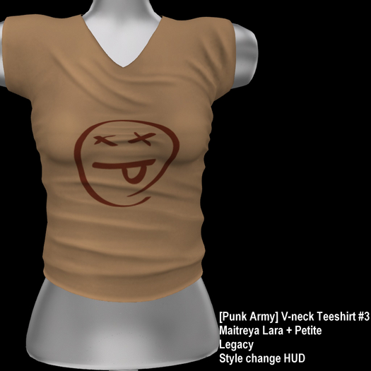 [Punk Army] V-neck Teeshirt #3