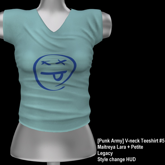 [Punk Army] V-neck Teeshirt #5