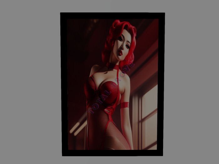 Burlesque Girl Picture Frame