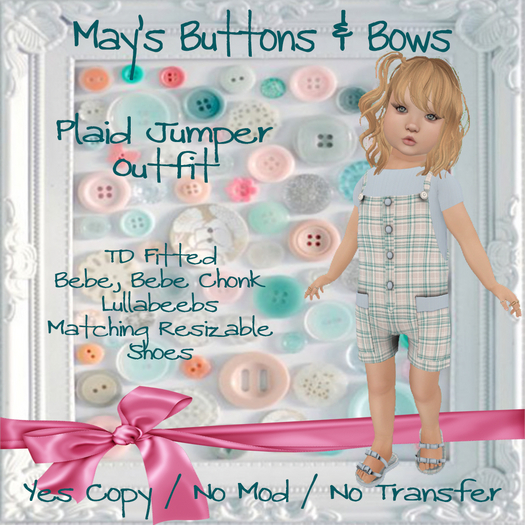 MBB * Plaid Jumper Outfit (TD,BB,BBC,Lullab)