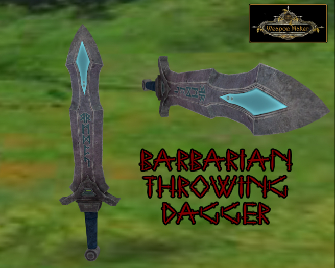 Barbarian Throwing Dagger {Unity Maxim} (box)