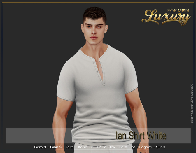 [Luxury] Ian Shirt White