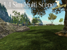 1/4 Sim - Multi Landscapes 699/wk 750 Prims!