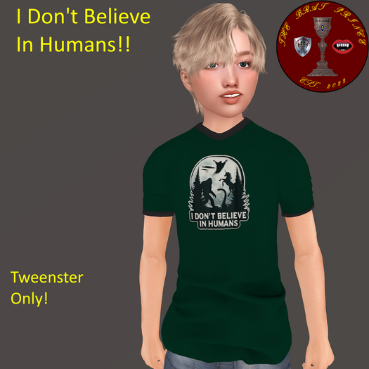 Brat Prince - Believe In Humans Tee Tweenster