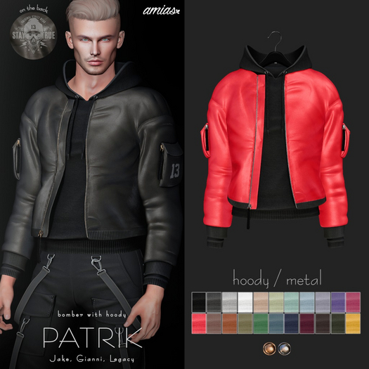 amias - PATRIK bomber red