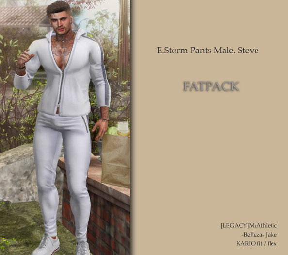 E.Storm Pants Male. Steve Fatpack