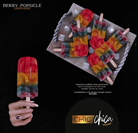 :::ChicChica::: Berry popsicle dispenser