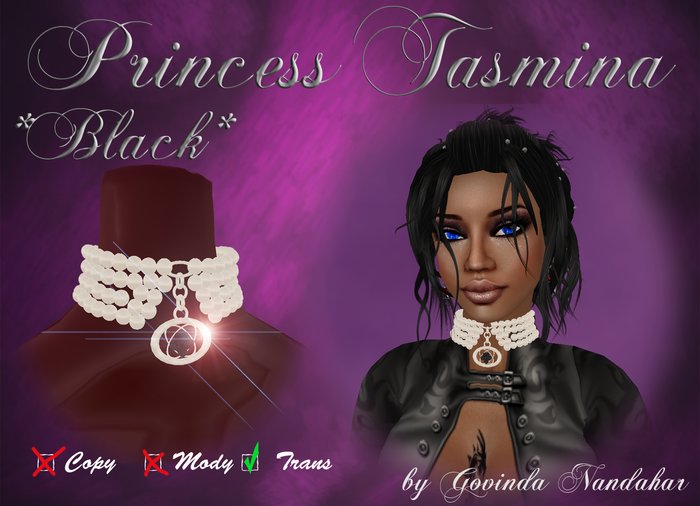 Princess Tasmina black Rose (box)