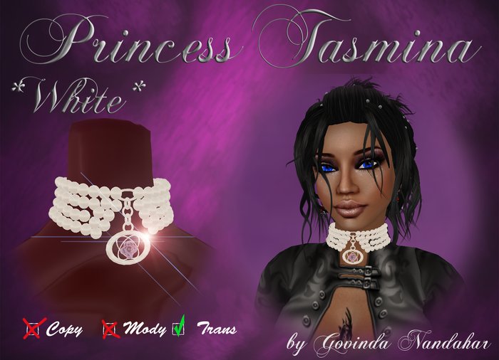 Princess Tasmina white Rose (Box)