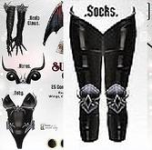 Luas x BJK Succubus Socks Brown