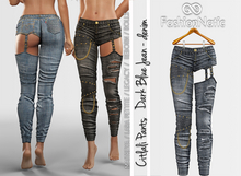 Citlali Pants Dark Blue Denim - Jeans - Maitreya, Petite, Legacy, Reborn, Rolls - FashionNatic
