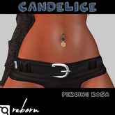 Add me - Reborn - percing Rosa or et grenat noir